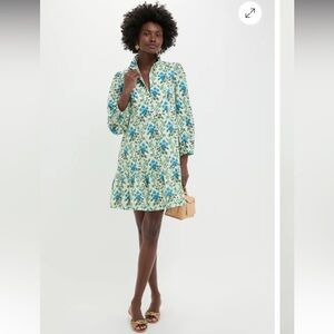 TUCKERNUCK
Cerulean Vine Cotton Linen Palmerston Dress M